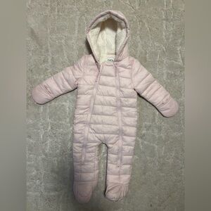 F&F Baby Pink Puffer Snowsuit